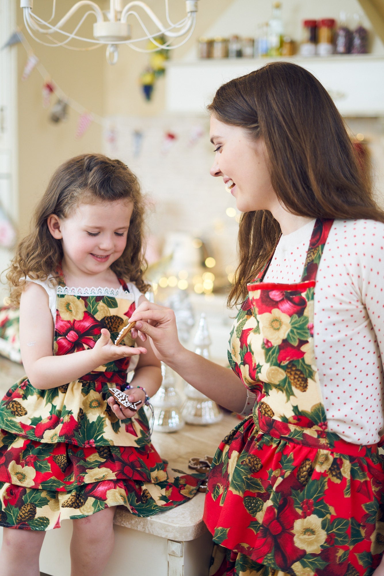 Seasonal aprons on sale