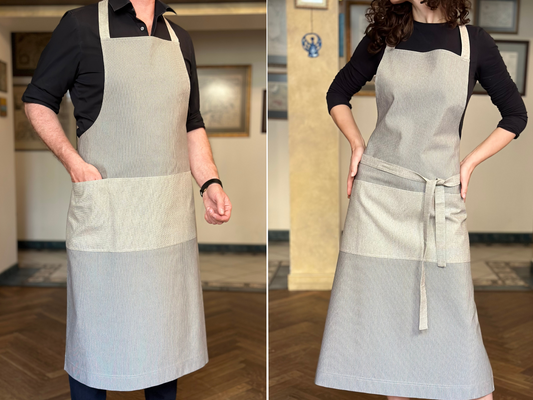 Apron with multiple pockets, Unisex apron, Scandinavia style | Nord 2