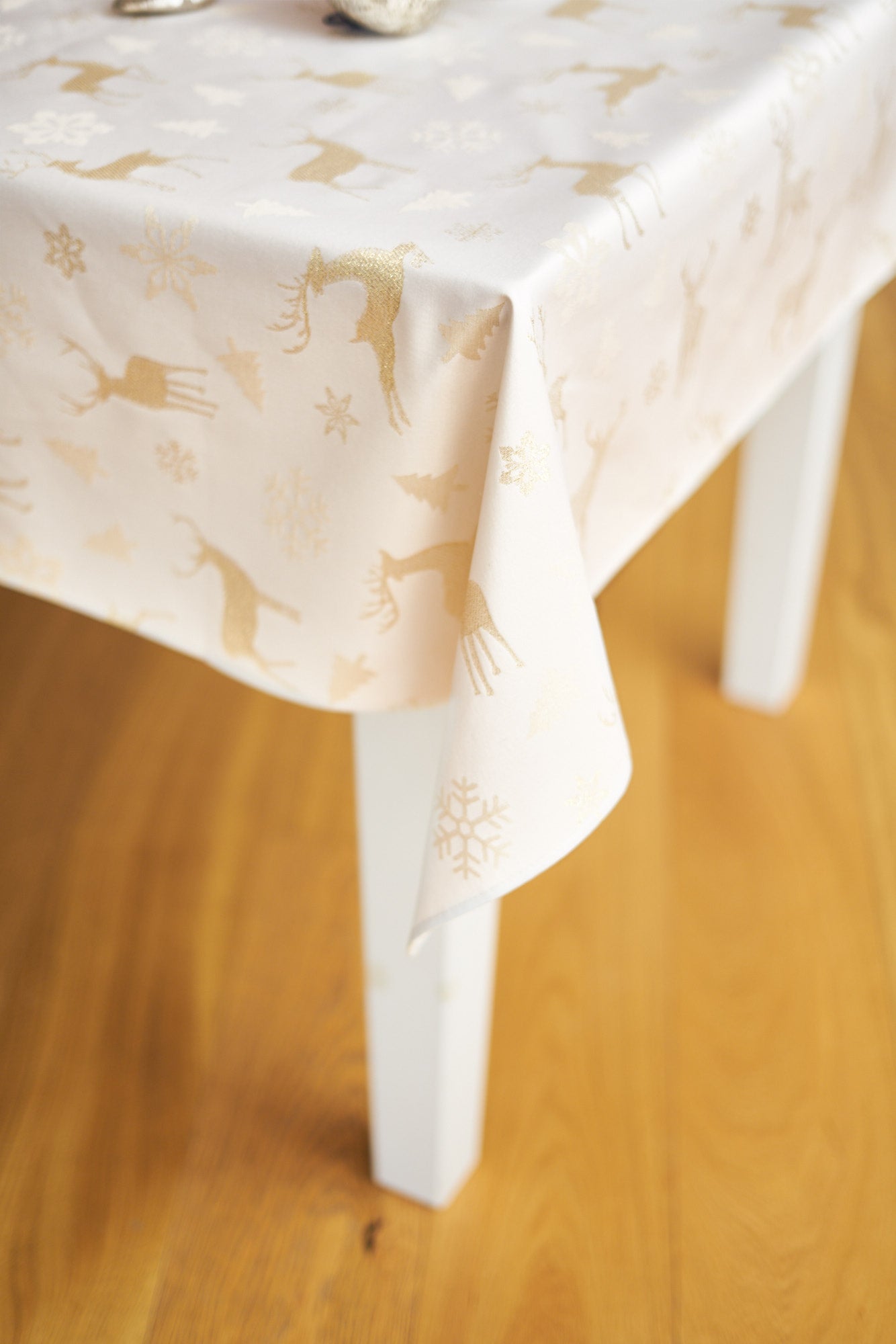 Tablecloth rectangular, poly-cotton blend, printed. | Copos Oro