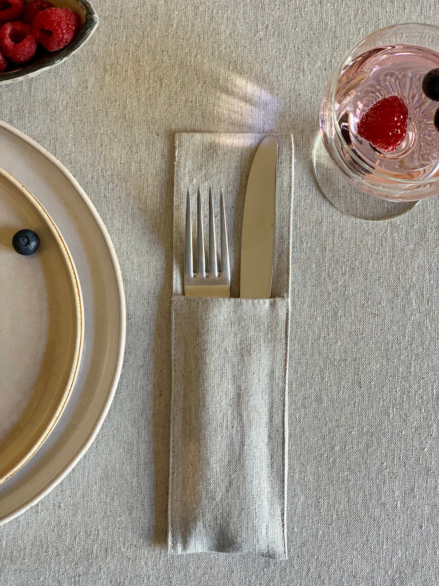 Cutlery Holder, Recycled Cotton, Printed | Nord 3
