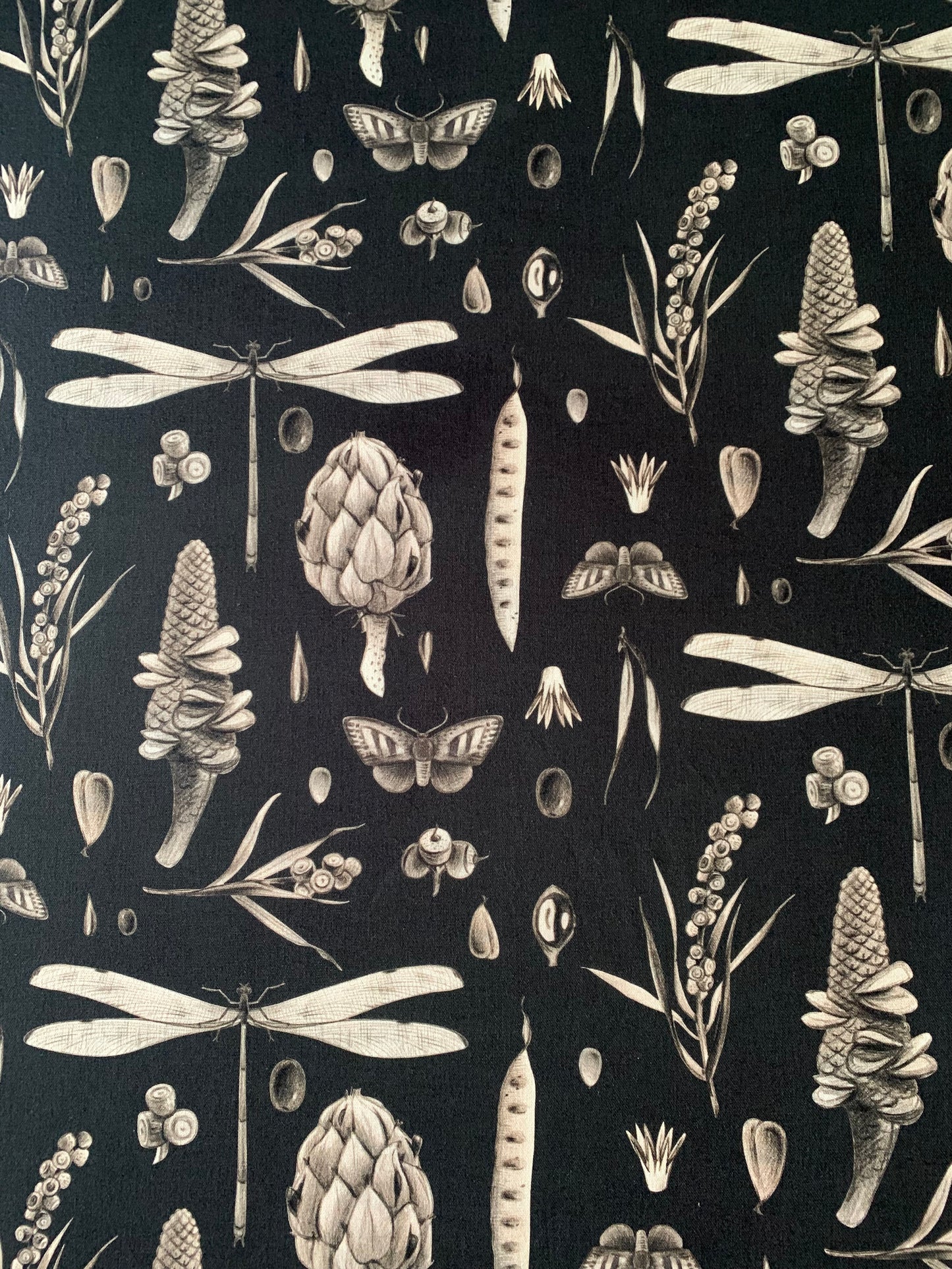 Ladies' Apron Simple, S-L Size, 100% Cotton, Printed | Seeds Carbon
