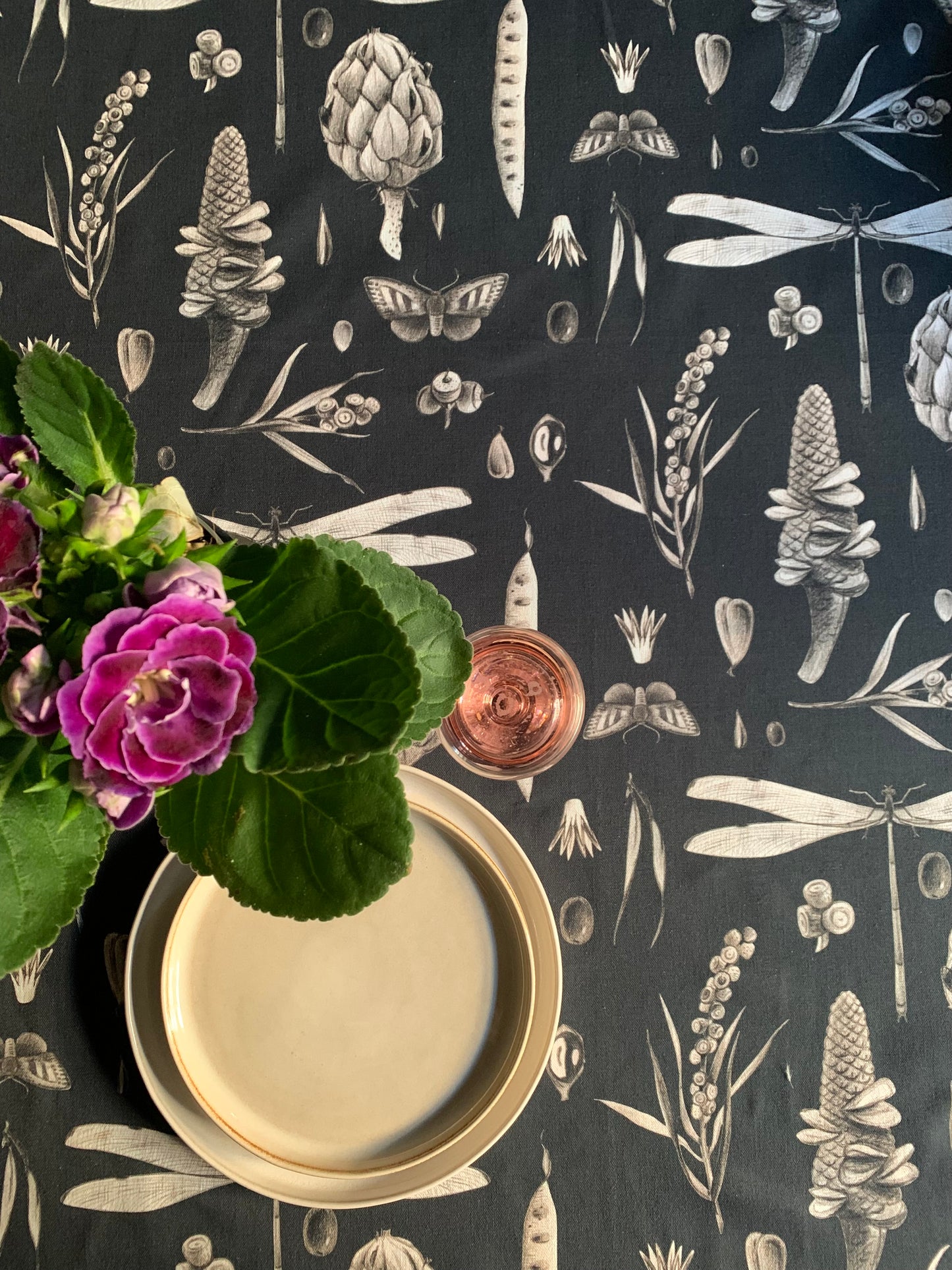 Rectangular Tablecloth, 100% Cotton, Printed | Seeds Carbon