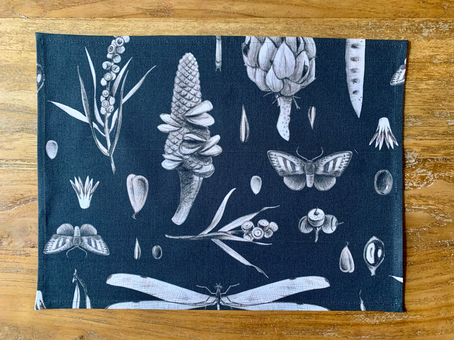 Placemat 30 x 43 cm, 100% Cotton, Printed | Seeds Carbon
