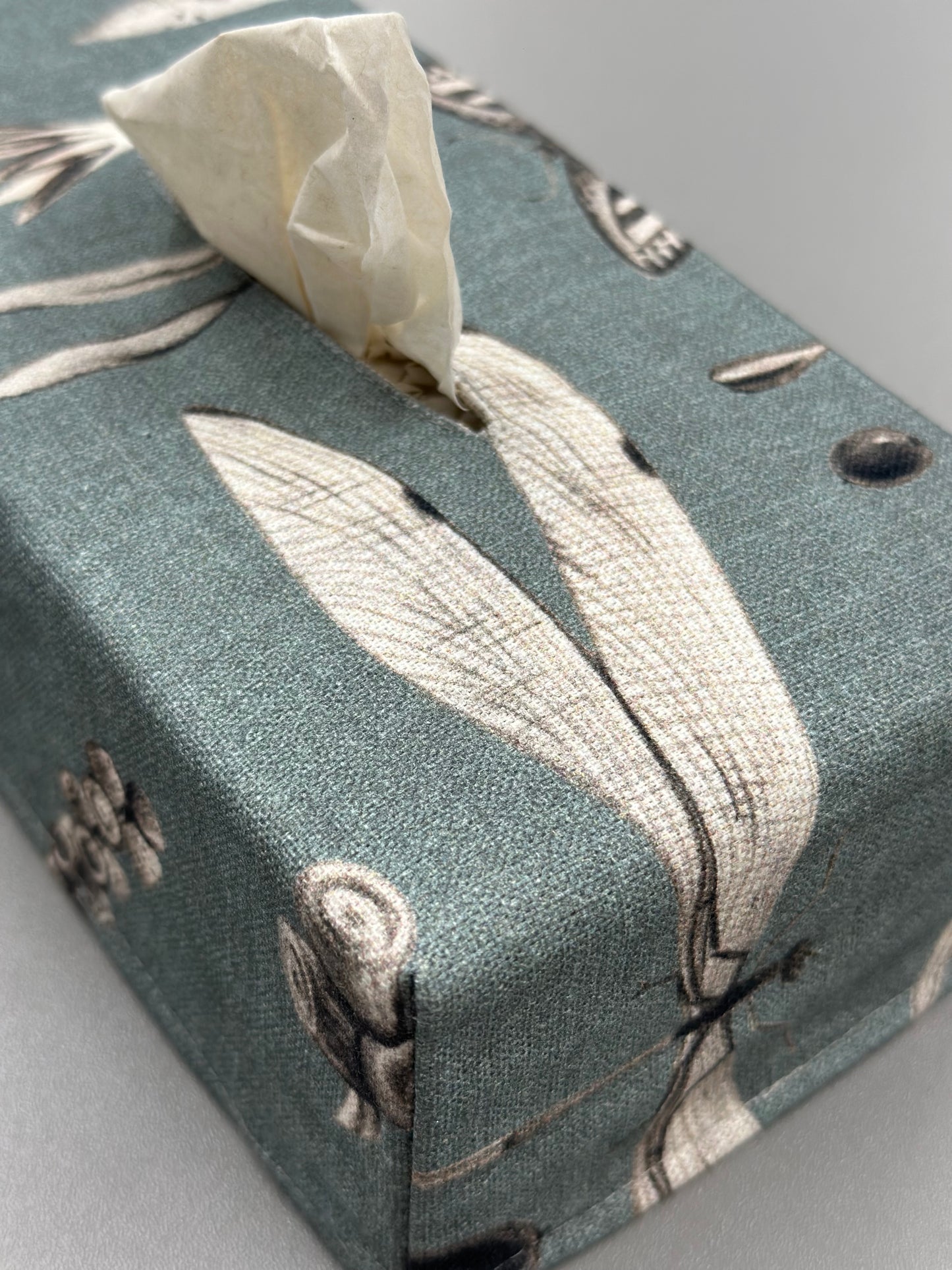 Tissue Box Cover | Seeds Aqua