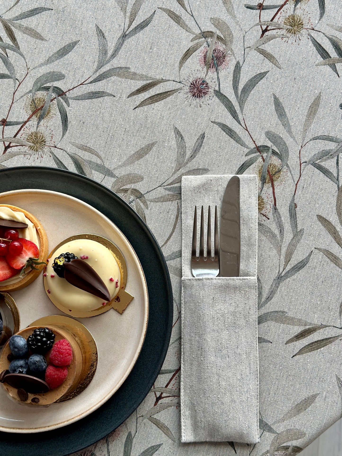 Cutlery Holder, Recycled Cotton, Printed | Nord 3