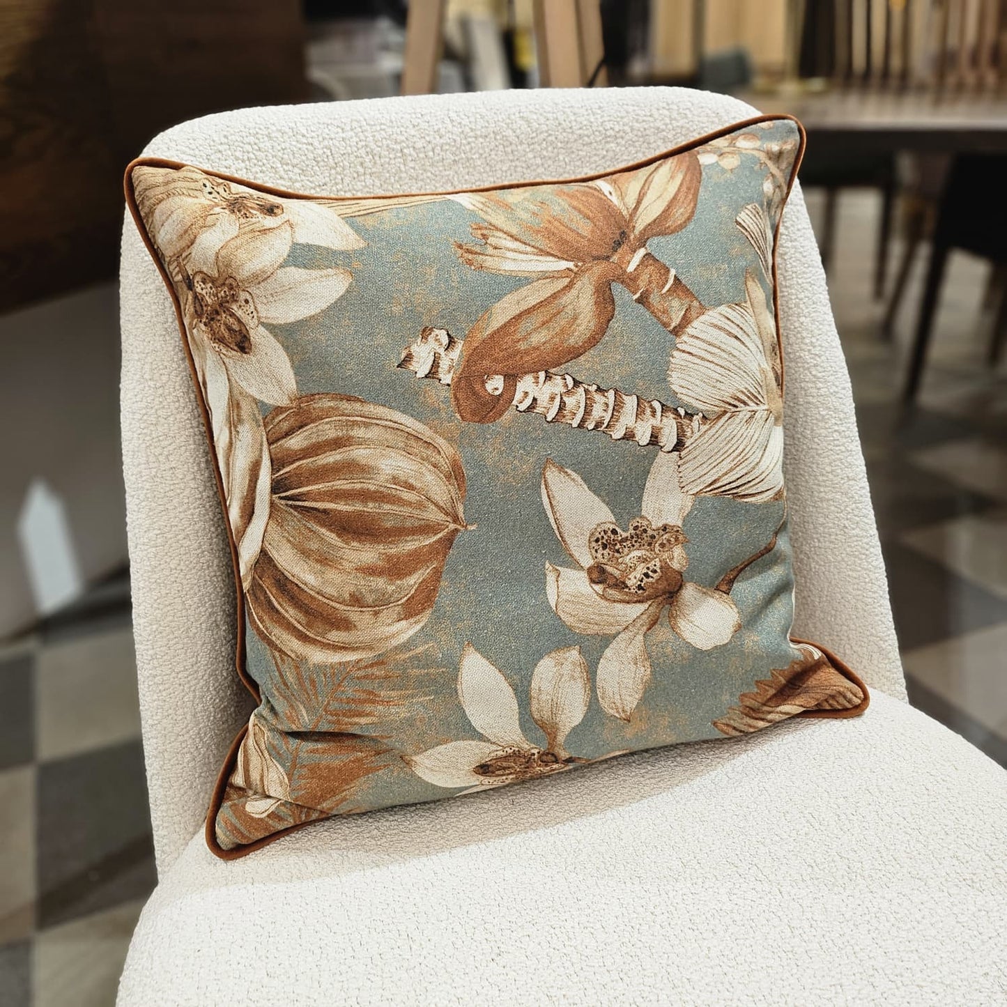 Pillowcase 45x45cm, 90% cotton, 10% linen | Terra Flora