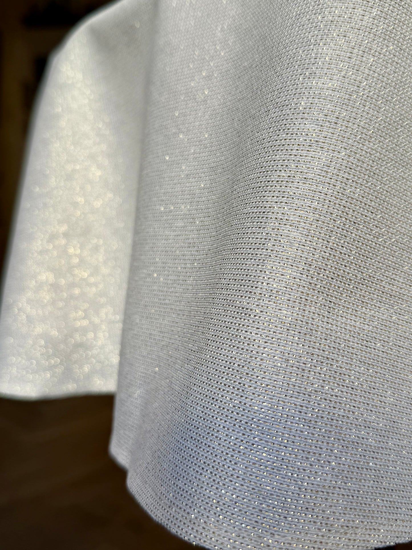 Winter Round Tablecloth| Liso Crudo Oro