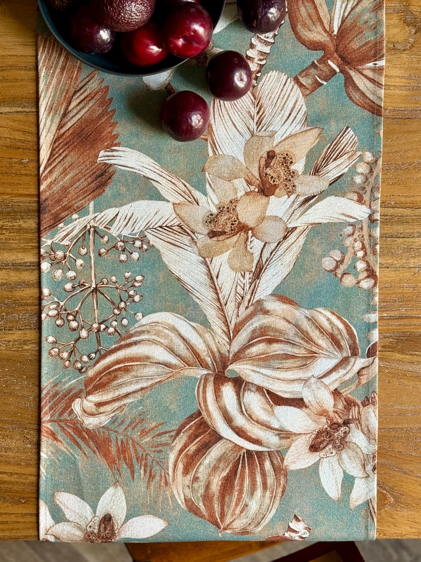 Table Runner Simple, Linen-Cotton Mix | Terra Flora