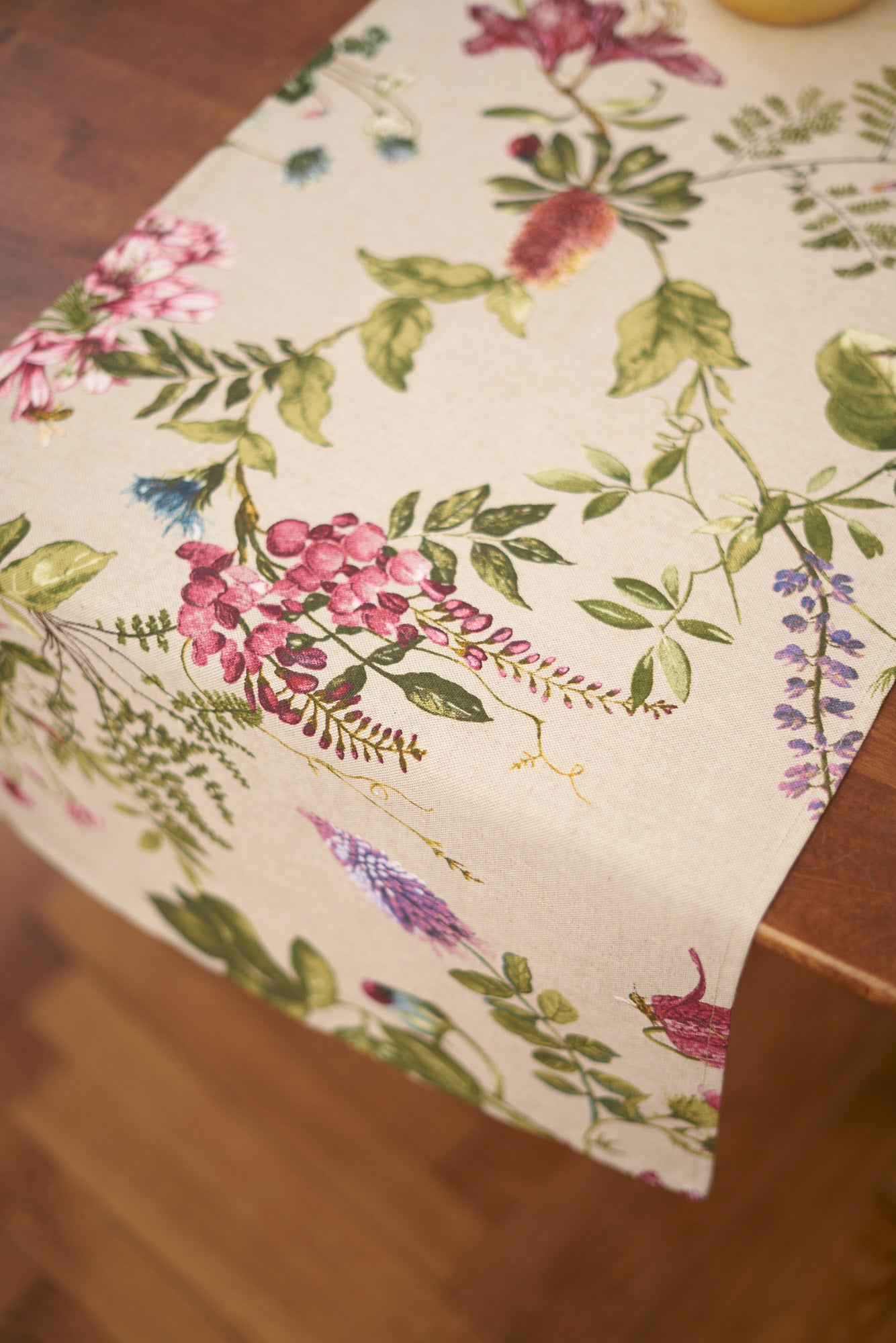 Table Runner, Poly-cotton Mix, Printed | Botanico