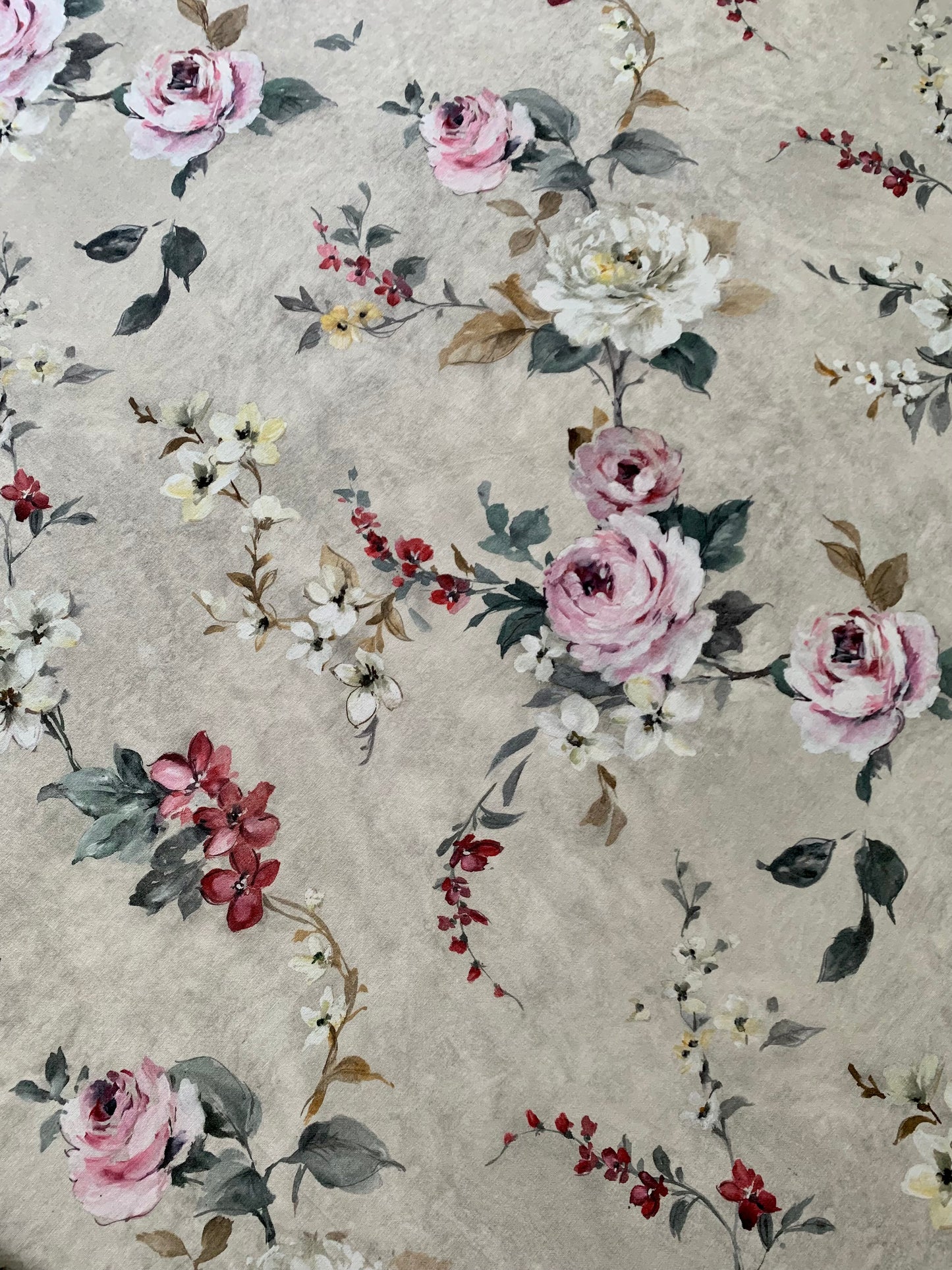 Round Tablecloth, 100% Organic Cotton, Printed | Lexington