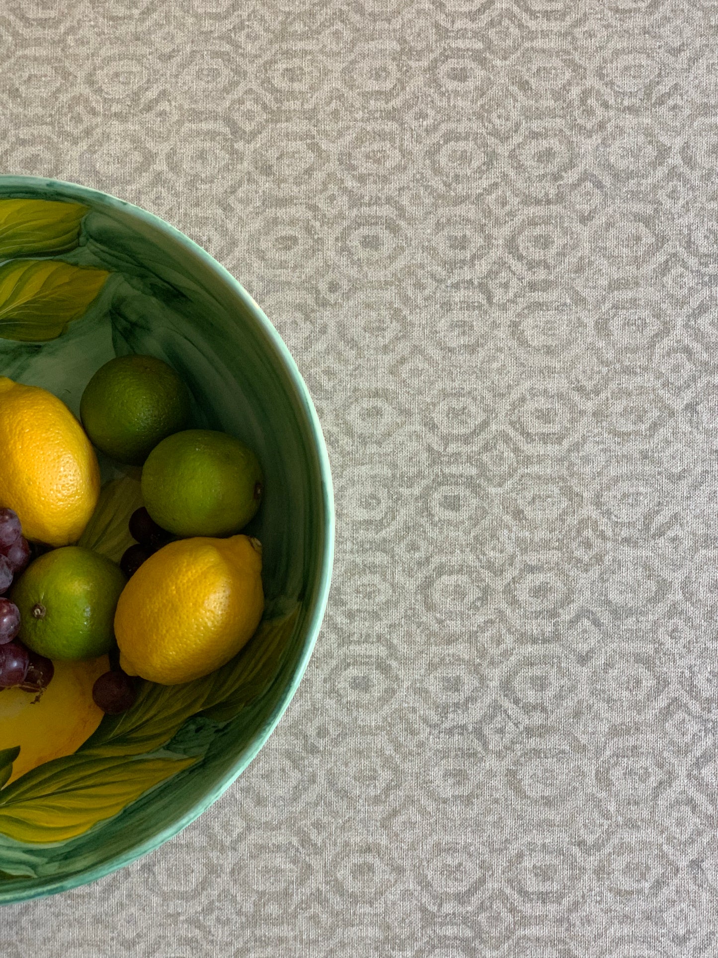 Rectangle Tablecloth, 100% Organic Cotton, Printed | Helga