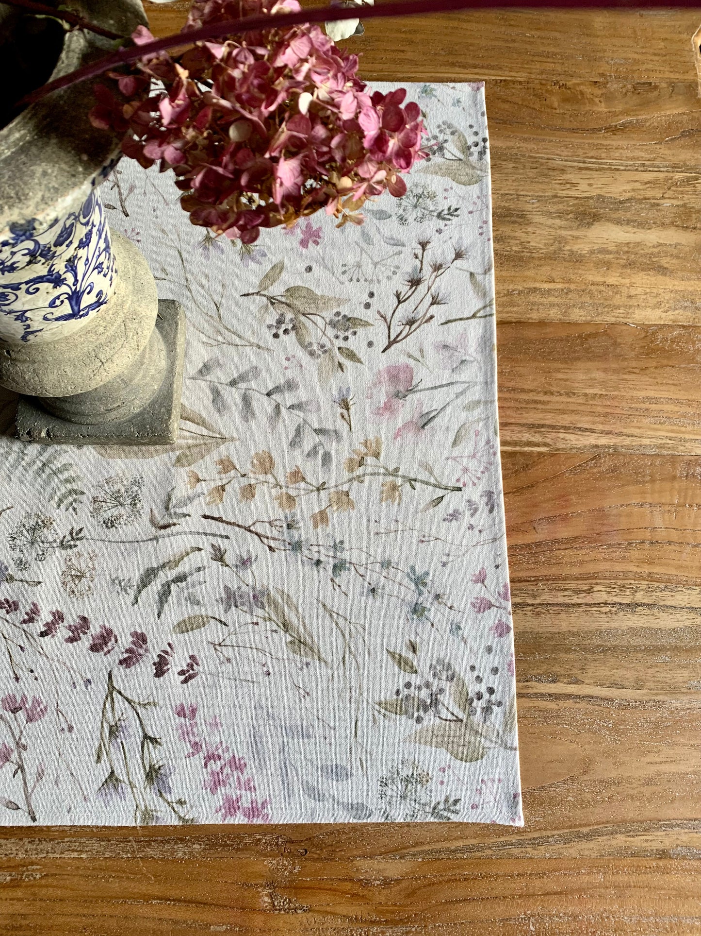 Small Rectangular Tablecloth 65x65cm, linen-cotton mix, printed | Aitana