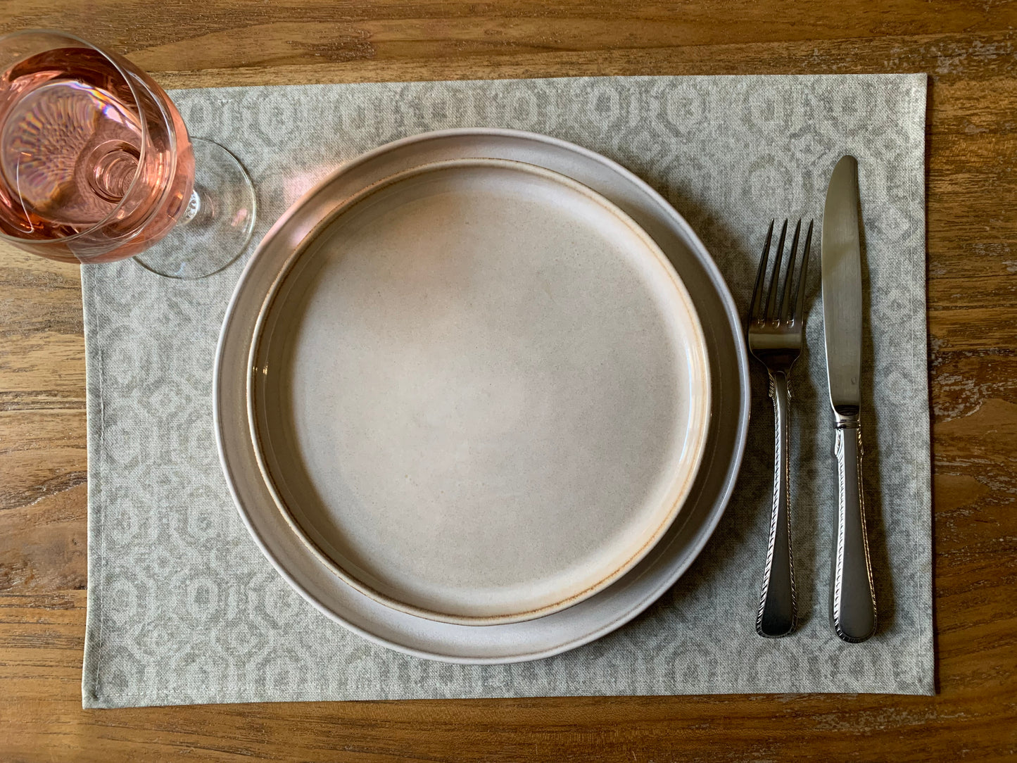 Placemat 30x43cm 100% Organic Cotton, Printed | Helga