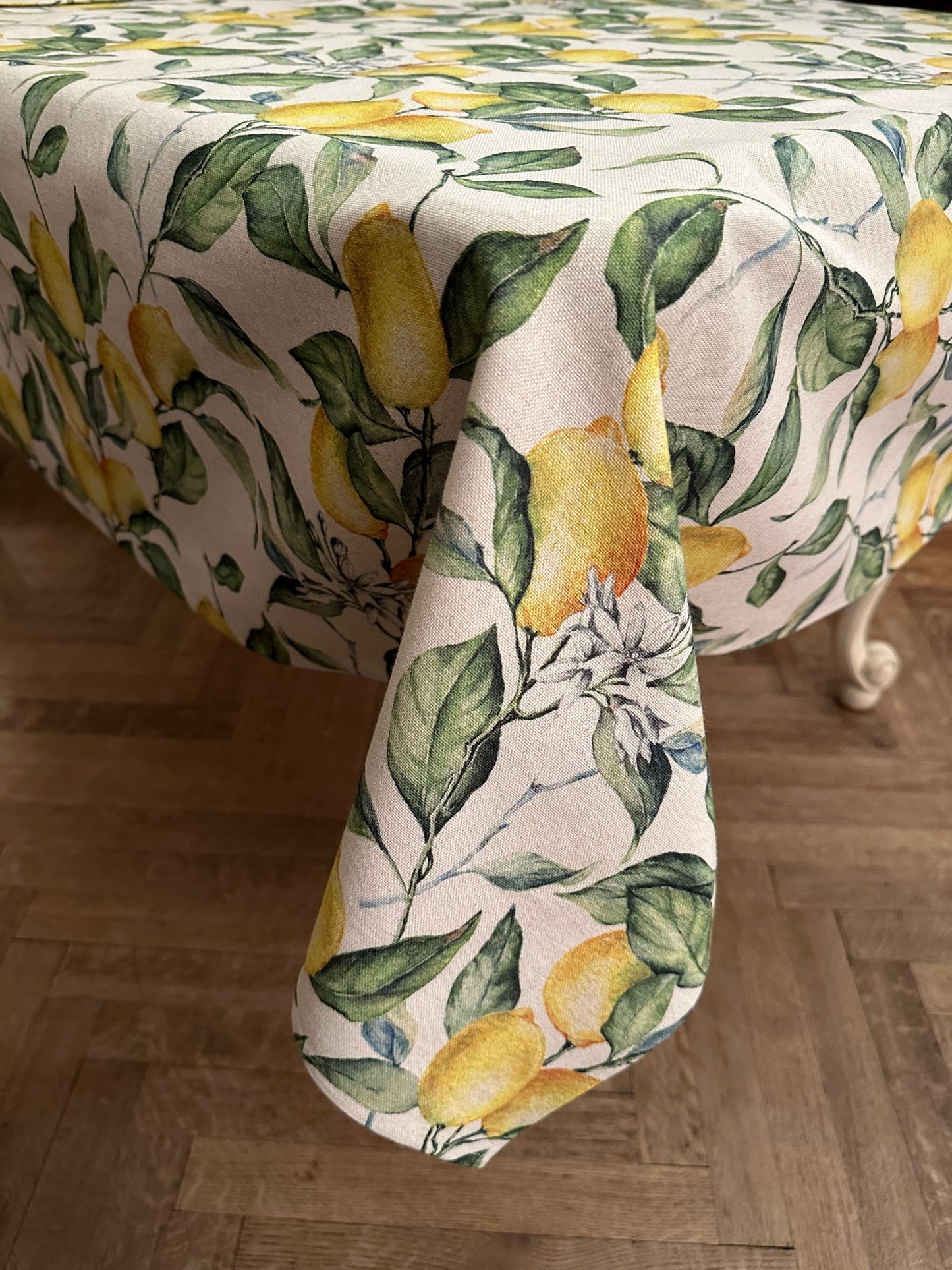 Tablecloth Square/Rectangular, linen-cotton mix, printed | Lemon Linen