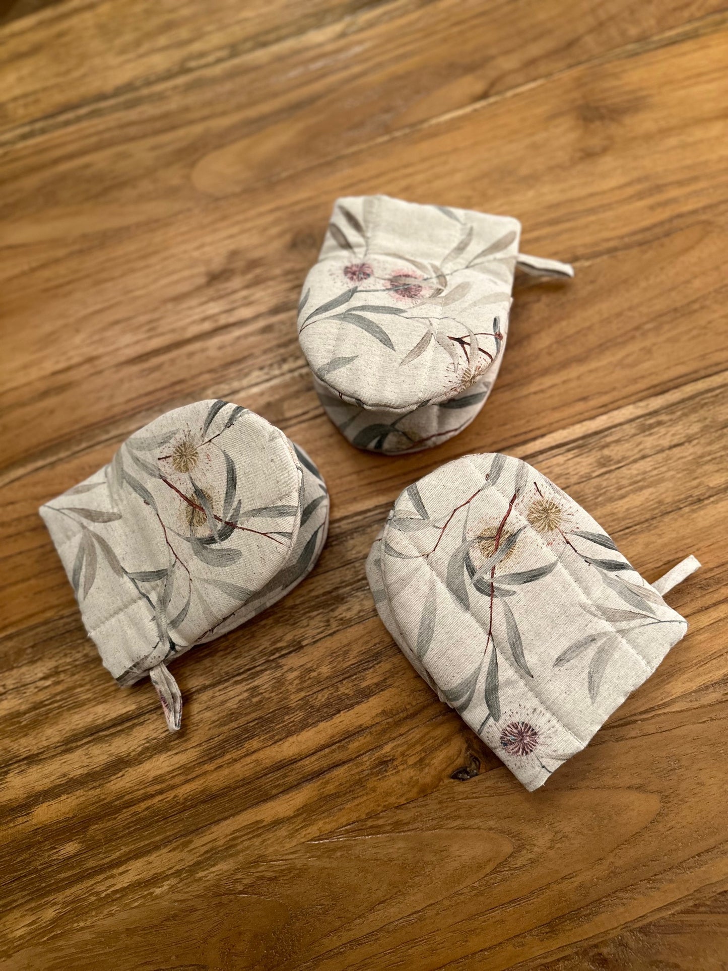 Oven Glove Small with Double Wool Filling, Recycled Cotton, Printed | Pipo Fresno