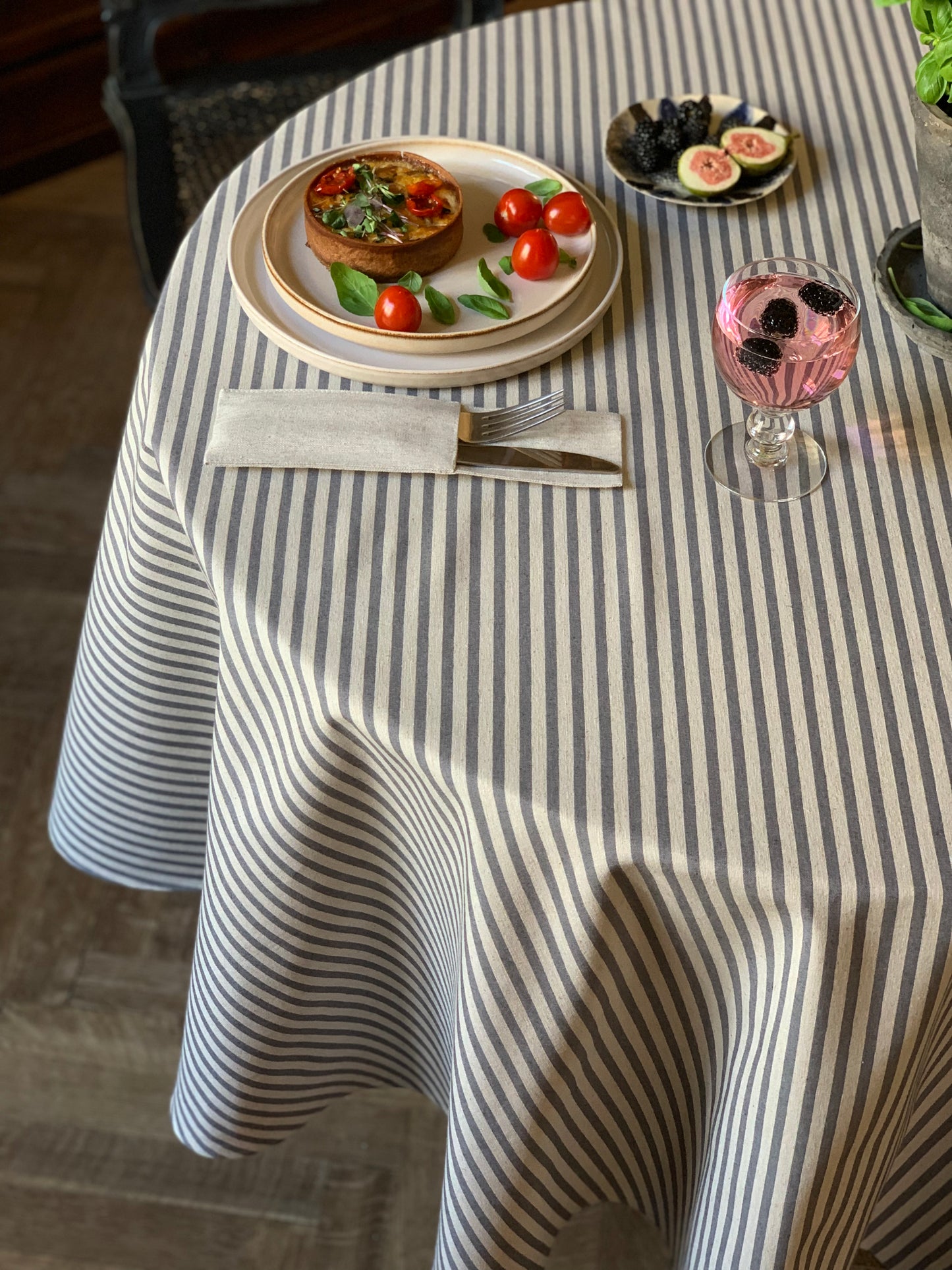 Round Tablecloth, Recycled fabric | Nord 1