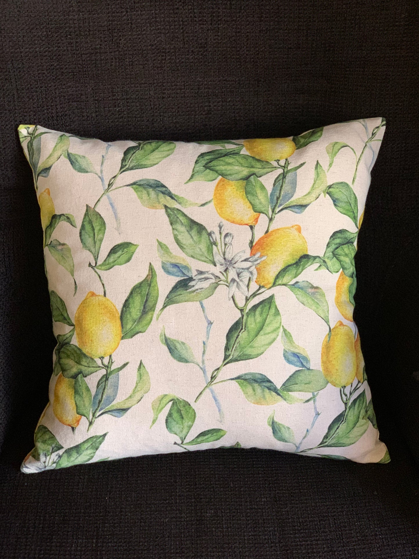 Pillowcase  45x45cm, 90% cotton, 10% linen | Lemon Linen