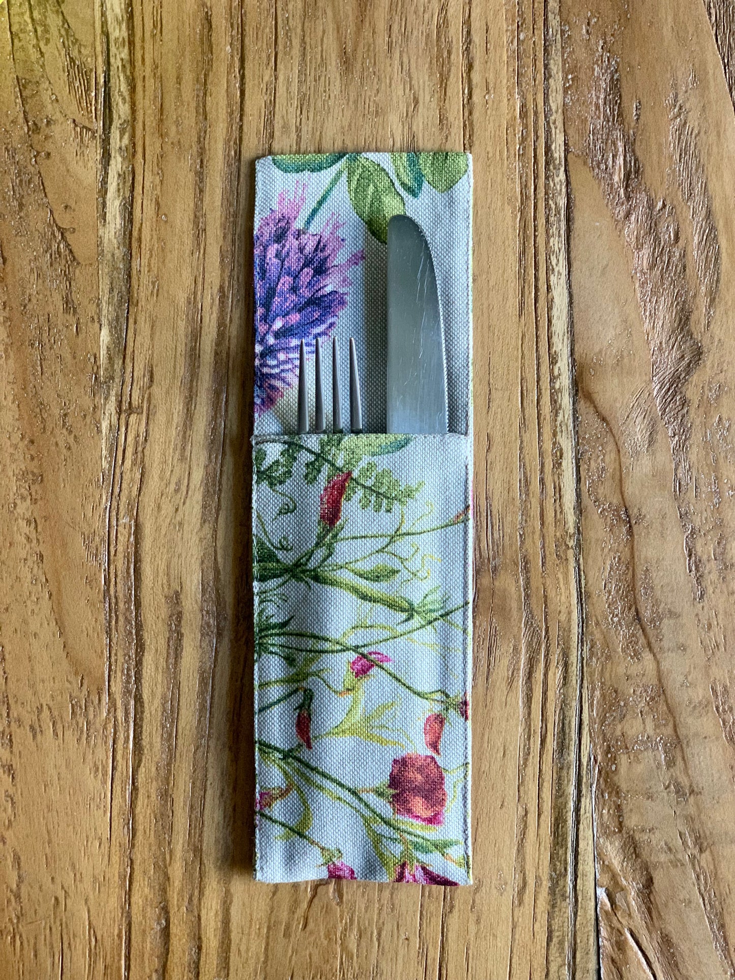 Cutlery Holder, Poly-cotton Mix, Printed | Botanico