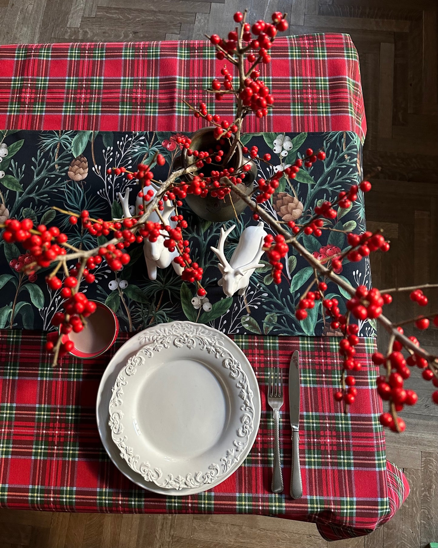 Rectangular Tablecloth, Festive Motive | Somero