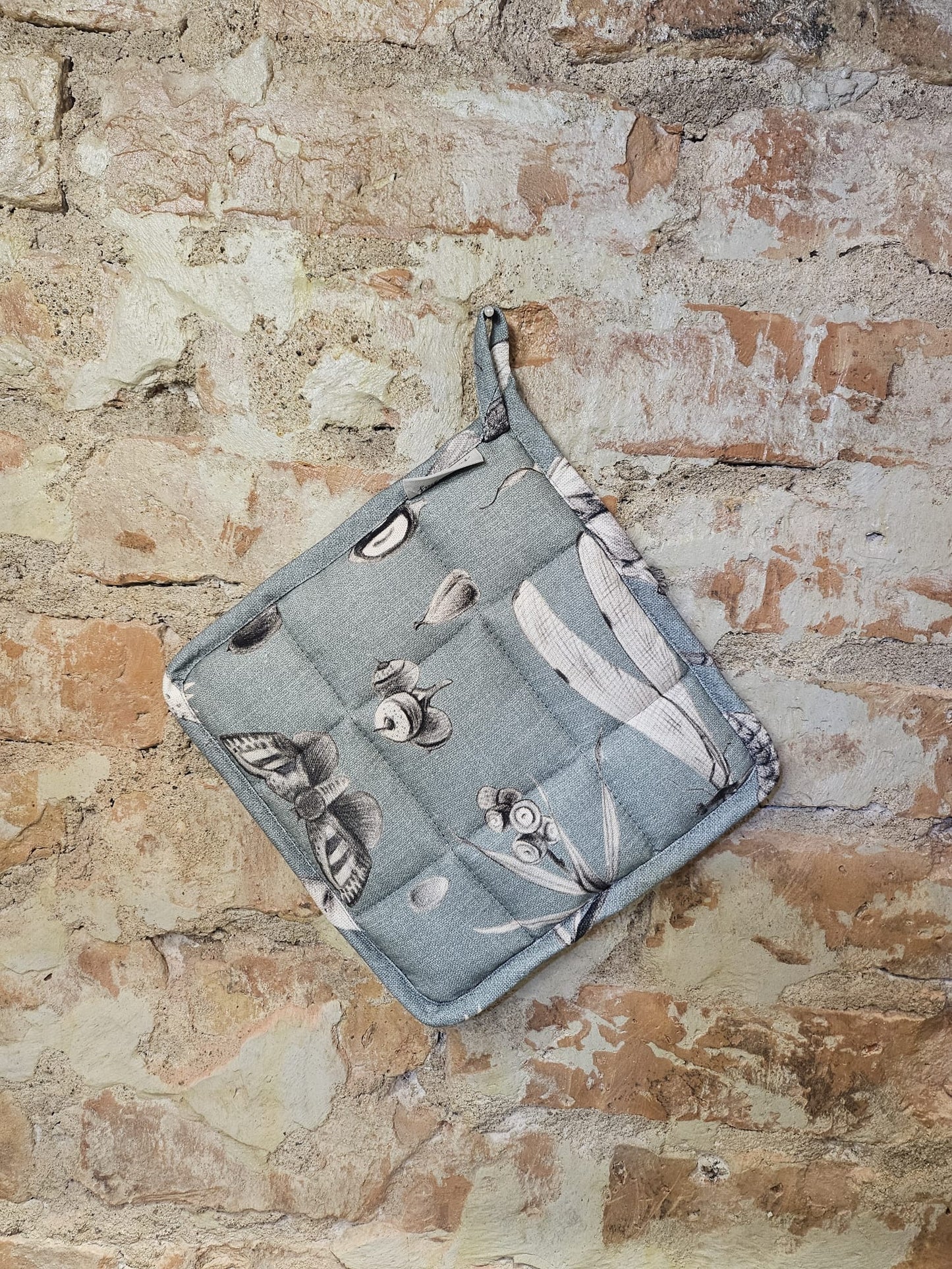 Handcrafted Pot Holder with Pocket | Seeds Aqua