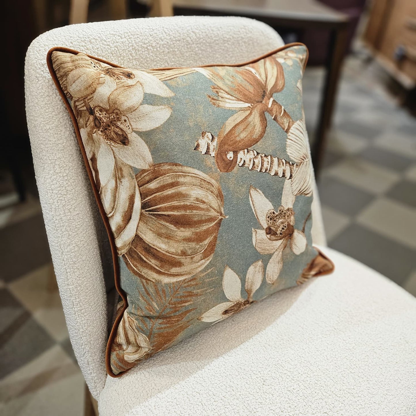 Pillowcase  45x45cm, 90% cotton, 10% linen | Terra Flora