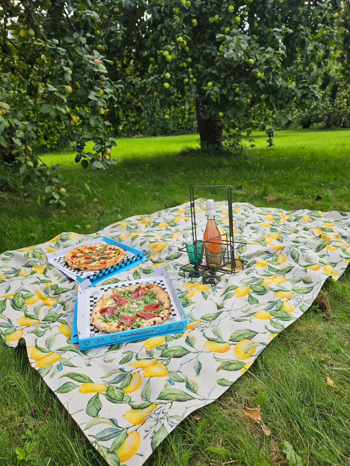 Tablecloth Square/Rectangular, linen-cotton mix, printed | Lemon Linen