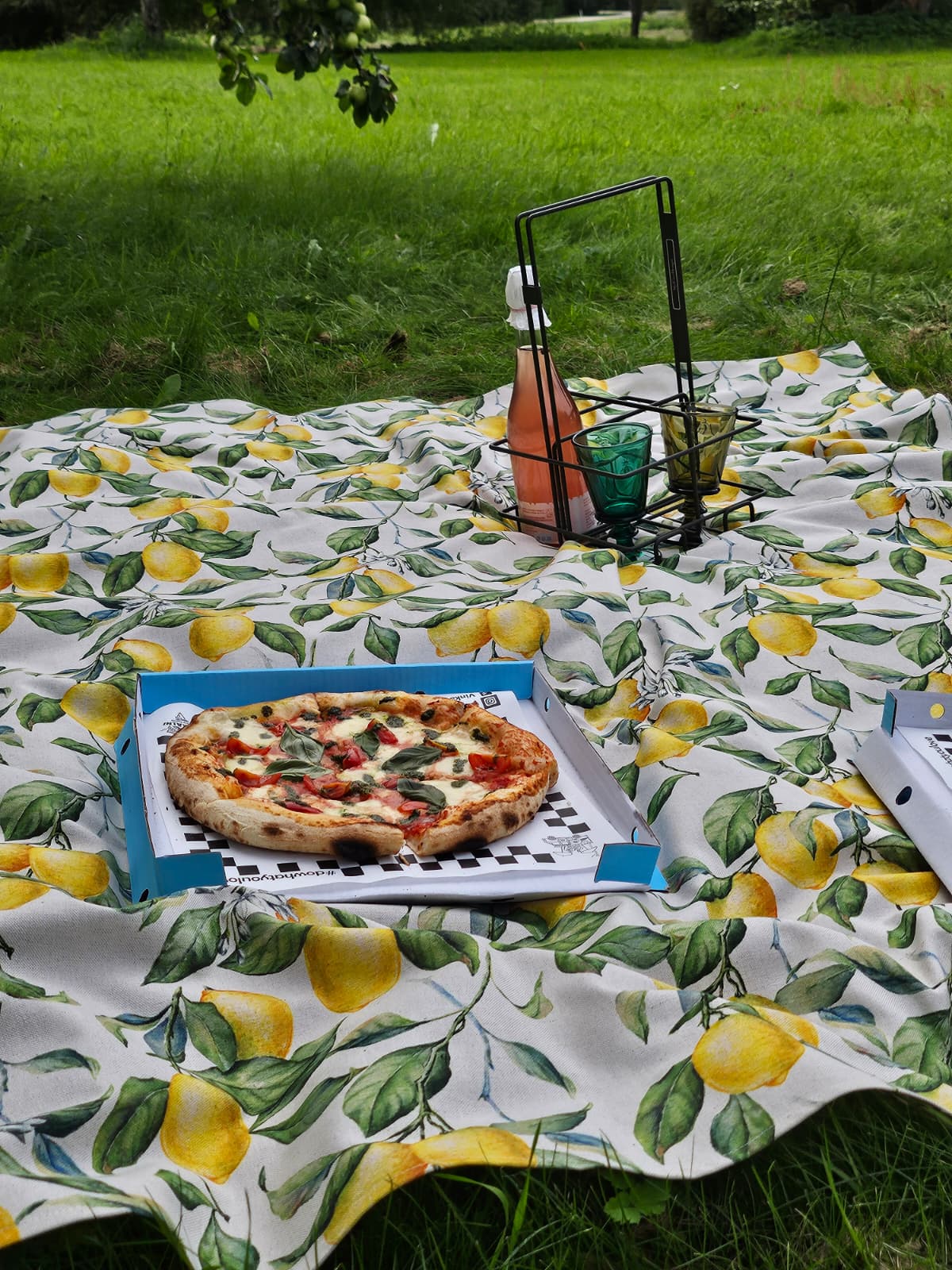 Tablecloth Square/Rectangular, linen-cotton mix, printed | Lemon Linen
