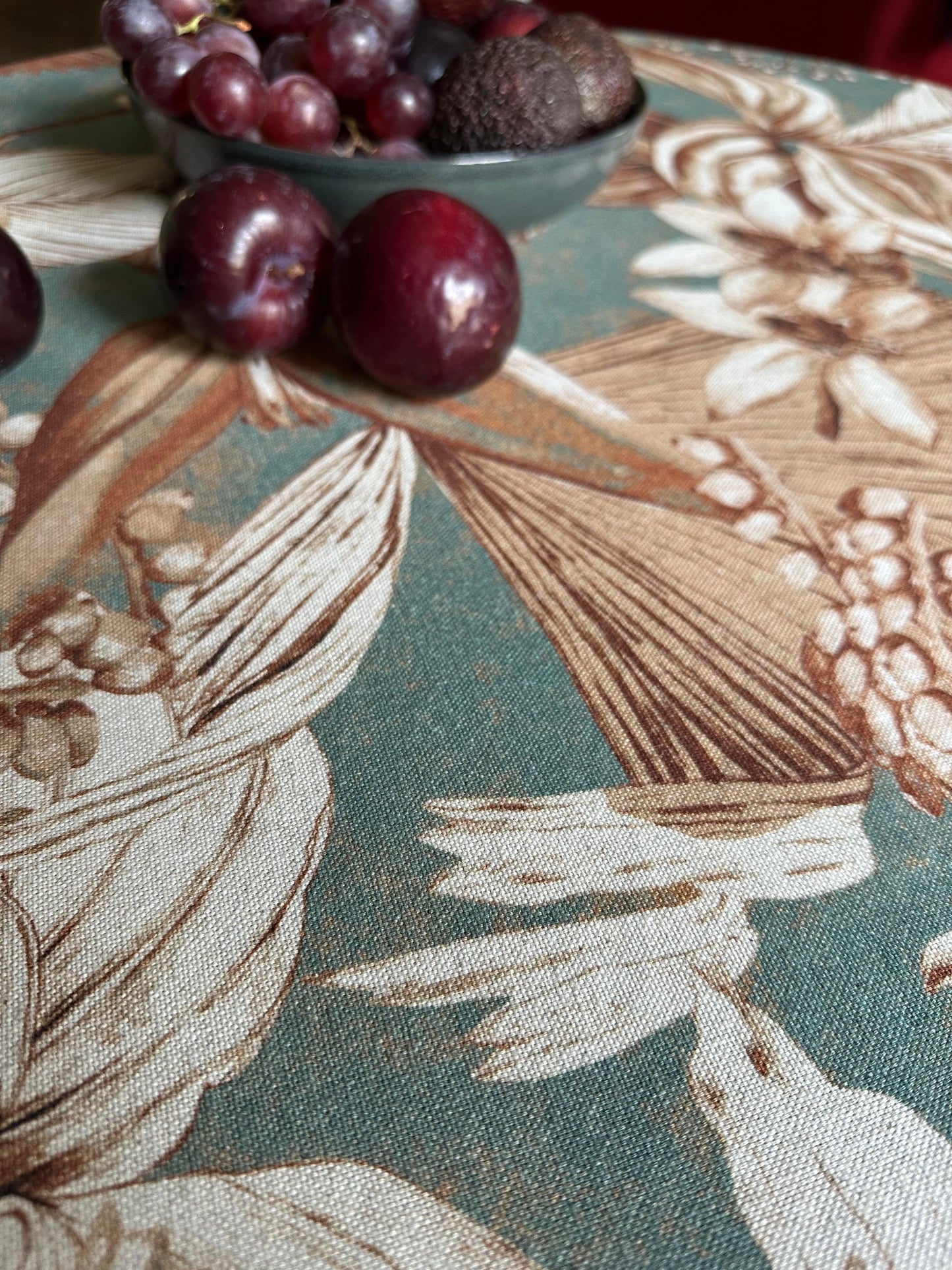 Tablecloth Rectangular, linen-cotton mix | Terra Flora