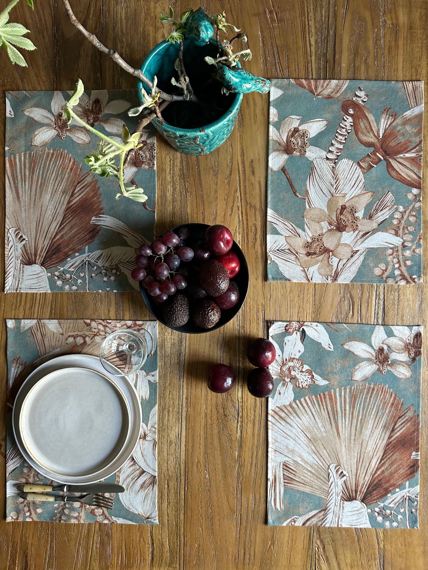 Placemat 30x43cm, Linen-Cotton Mix | Terra Flora