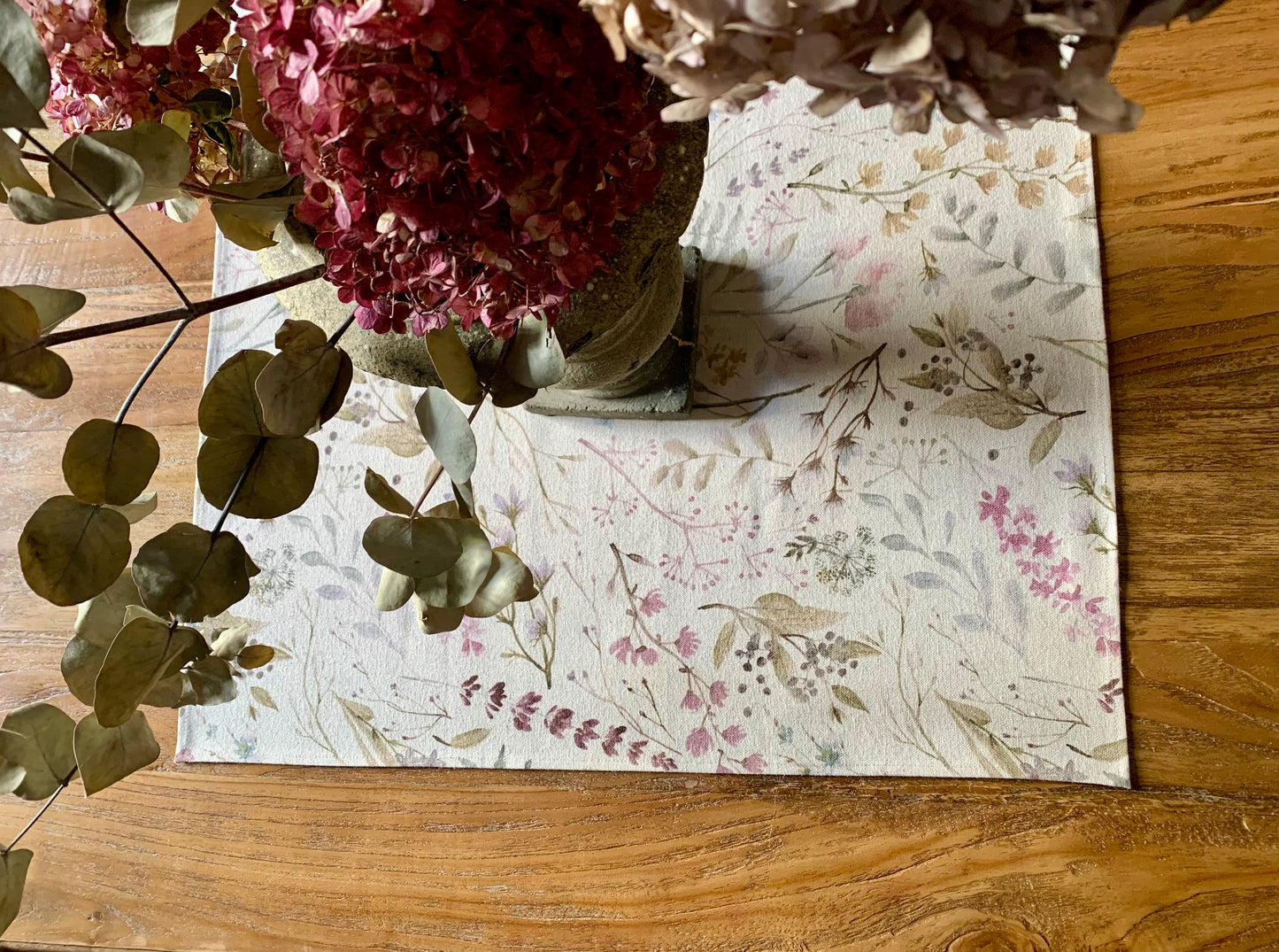 Small Rectangular Tablecloth 65x65cm, linen-cotton mix, printed | Aitana